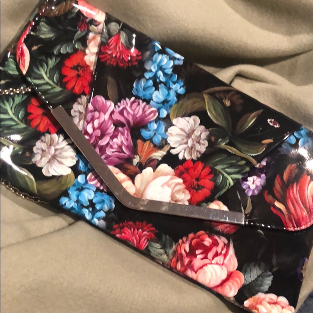 Never worn floral purse